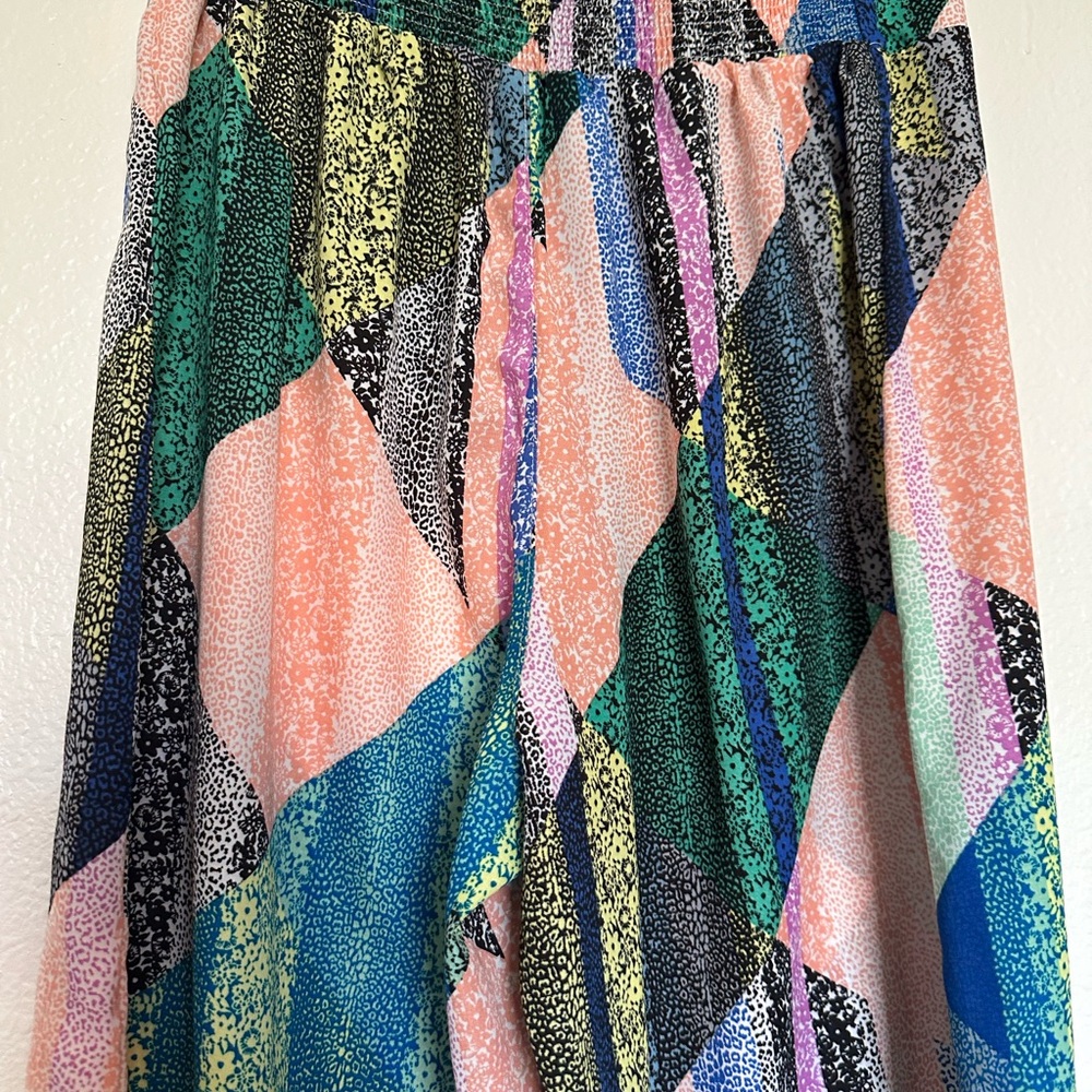 Bar Iii Multicolored Geometric Pattern Palazzo Pa… - image 7